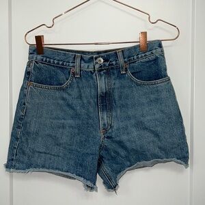RAG & BONE VINTAGE CUT COUPE JEAN SHORTS